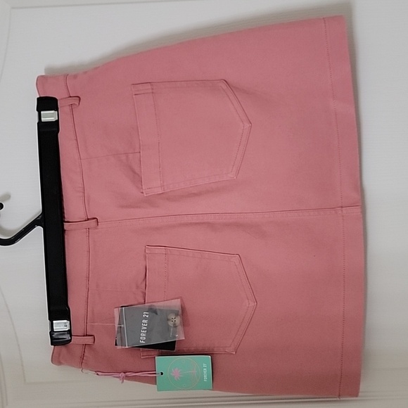 Forever 21 Size M Dusty Pink Mini Skirt, Stretch, NEW with Tag - Picture 2 of 8